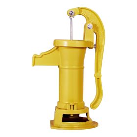 VEVOR Well Hand Pitcher Pump, 25 ft Maximum Lift, Antique Cast Iron Manual Hand Water Pump, NPT 1-1/4 in Connection, Easy Installation